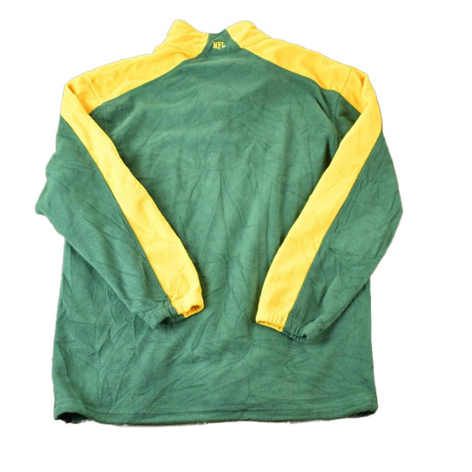 Vintage 1990s Green Bay Packers Quarter Zip Fleece Sweater Men's XL from propervintagecanada