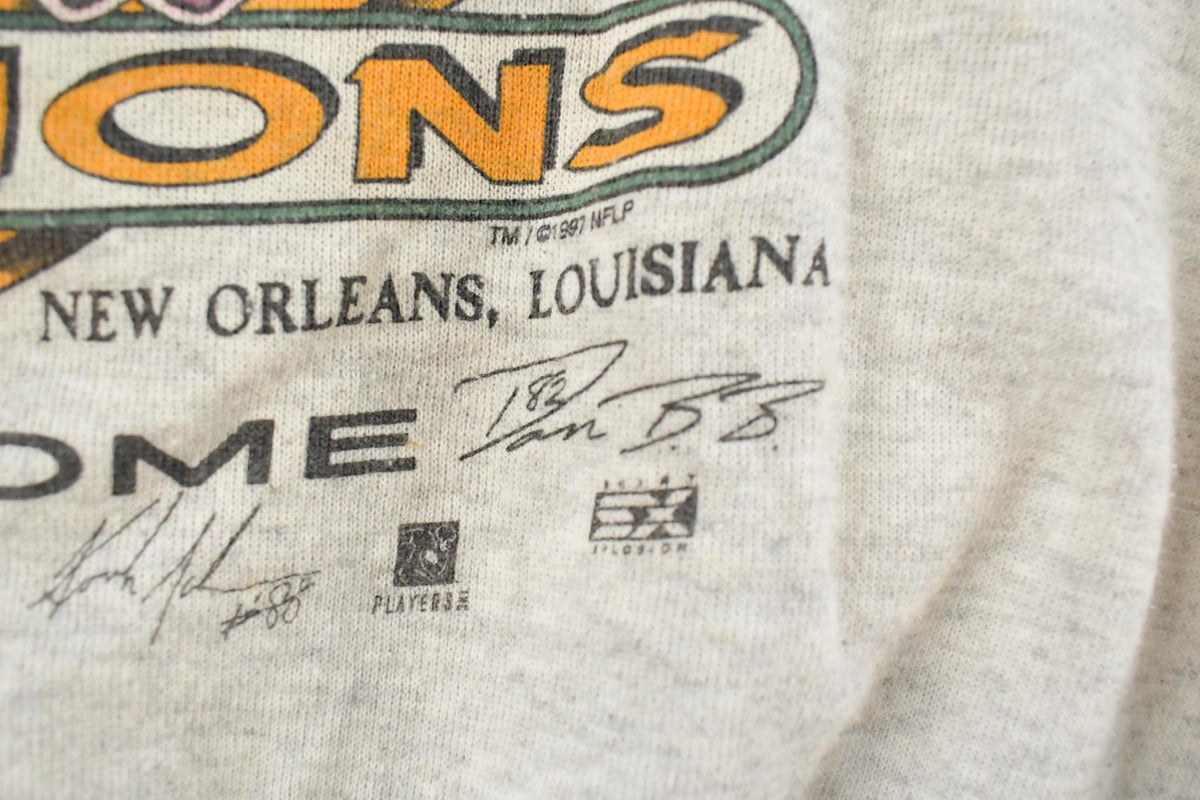 Vintage 1990s Green Bay Packers Superbowl XXXI NFL Crewneck Sweatshirt Men's Large from propervintagecanada