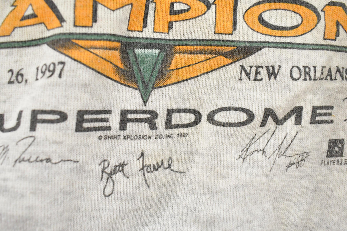 Vintage 1990s Green Bay Packers Superbowl XXXI NFL Crewneck Sweatshirt Men's Large from propervintagecanada