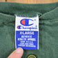 Vintage 1990s Green Quarter Button Champion Sweatshirt Men's XL from propervintagecanada