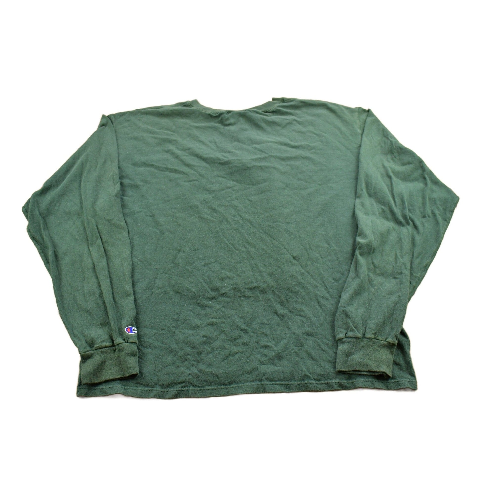 Vintage 1990s Green Quarter Button Champion Sweatshirt Men's XL from propervintagecanada