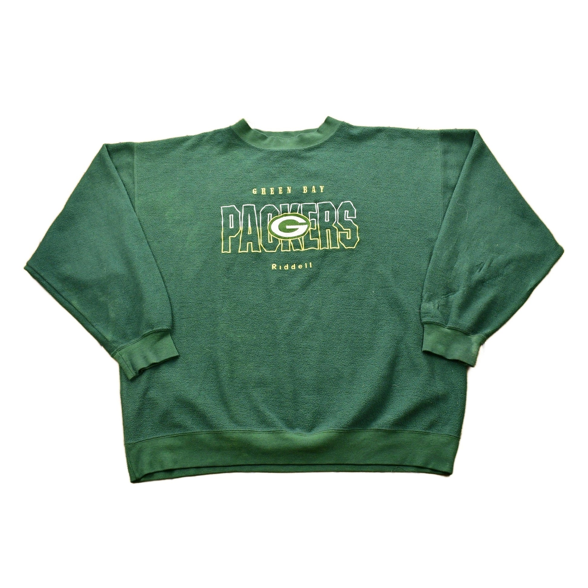 Vintage 1990s Greenbay Packers Crewneck Sweatshirt Men's 2XL from propervintagecanada