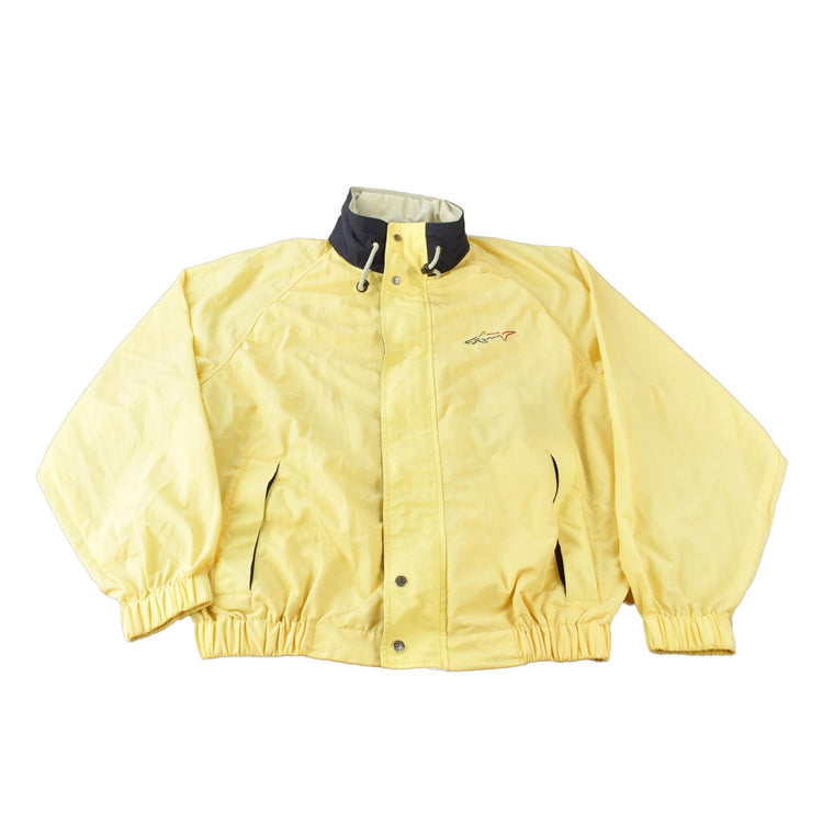 Vintage 1990s Greg Norman Collection Embroidered Shark Windbreaker Jacket Men's Large from propervintagecanada