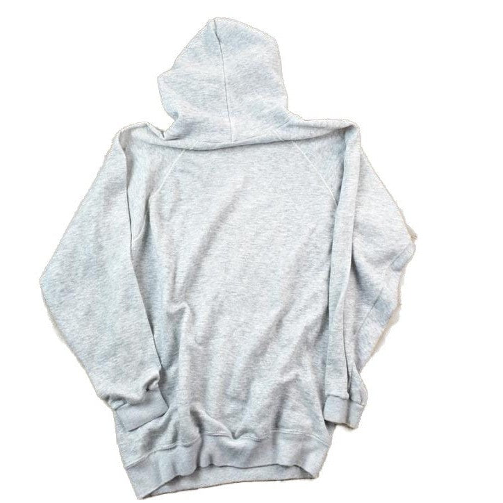 Vintage 1990s Grey Blank Hoodie Men's Small from propervintagecanada