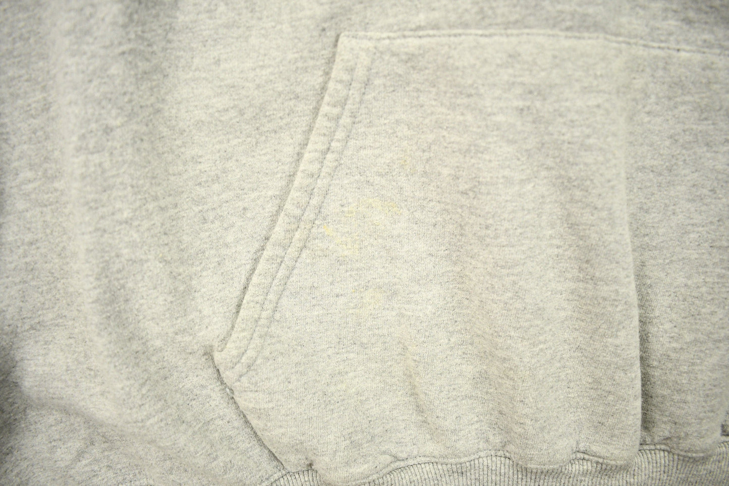 Vintage 1990s Grey Champion Small Logo Hoodie Men's 2XL from propervintagecanada