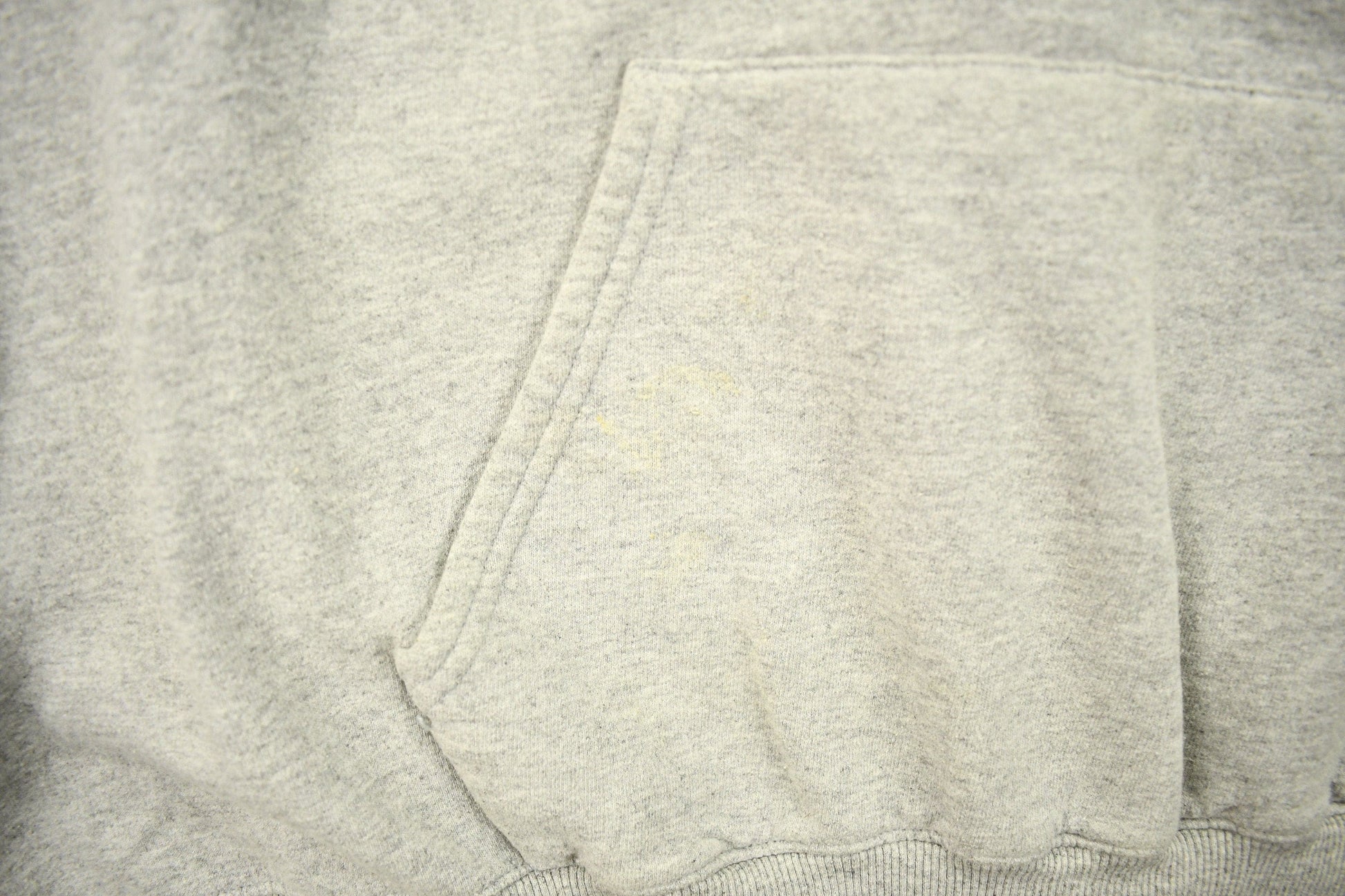 Vintage 1990s Grey Champion Small Logo Hoodie Men's 2XL from propervintagecanada