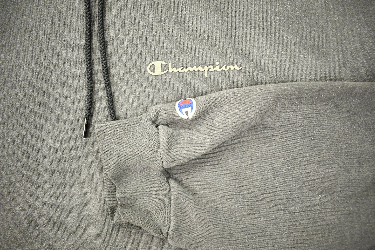 Vintage 1990s Grey Champion Sweatshirt Men's 2XL from propervintagecanada