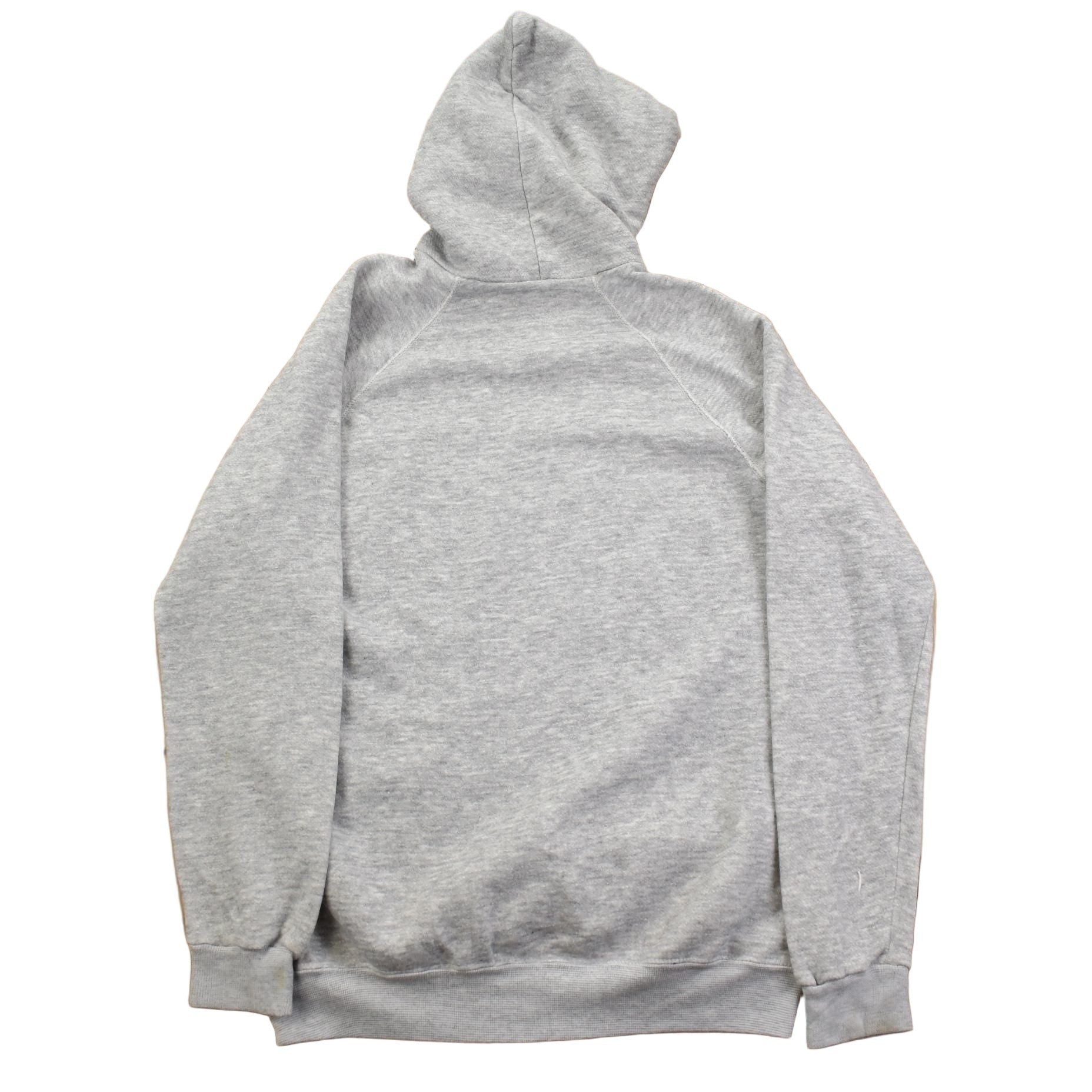 Vintage 1990s Grey Hoodie Made Men's Medium from propervintagecanada