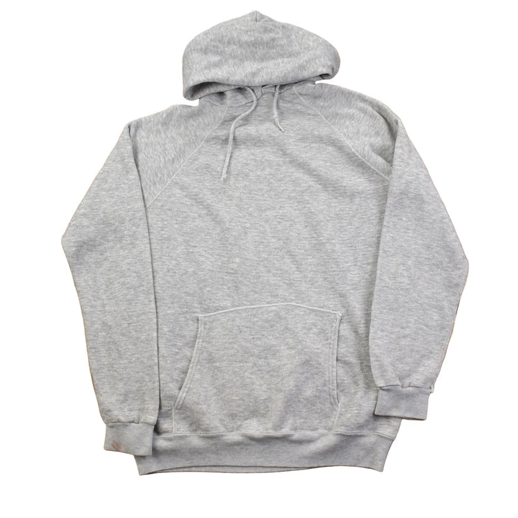 Vintage 1990s Grey Hoodie Made Men's Medium from propervintagecanada