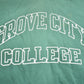 Vintage 1990s Grove City College Green Hoodie Made In USA Men's Large from propervintagecanada