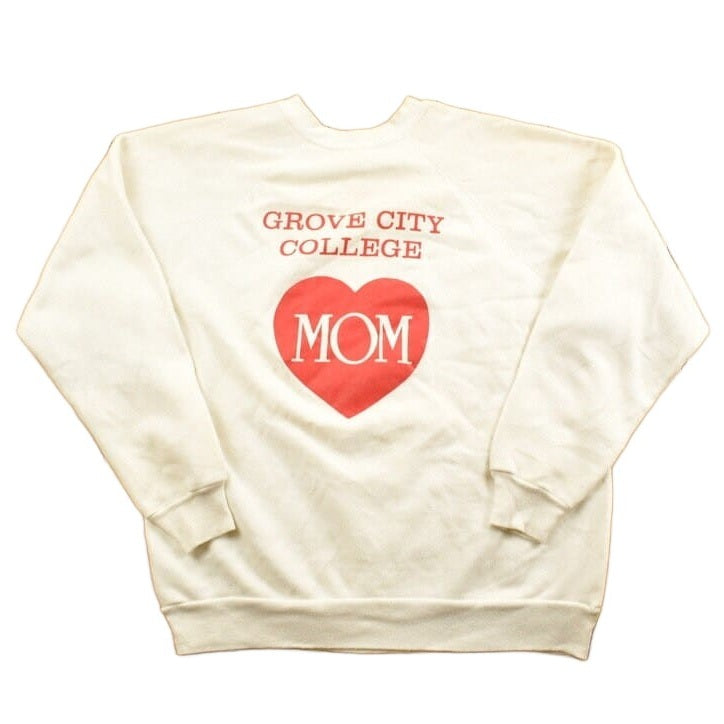Vintage 1990s Grove City College Mom Collegiate Crewneck Men's Medium from propervintagecanada