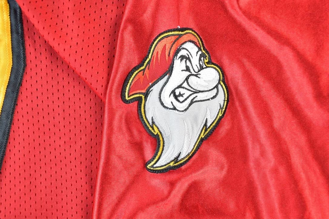 Vintage 1990s Grumpy Disney Cartoon Promo Football Jersey Men's 2XL from propervintagecanada