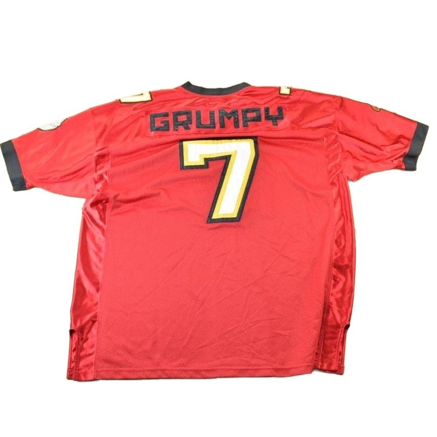 Vintage 1990s Grumpy Disney Cartoon Promo Football Jersey Men's 2XL from propervintagecanada