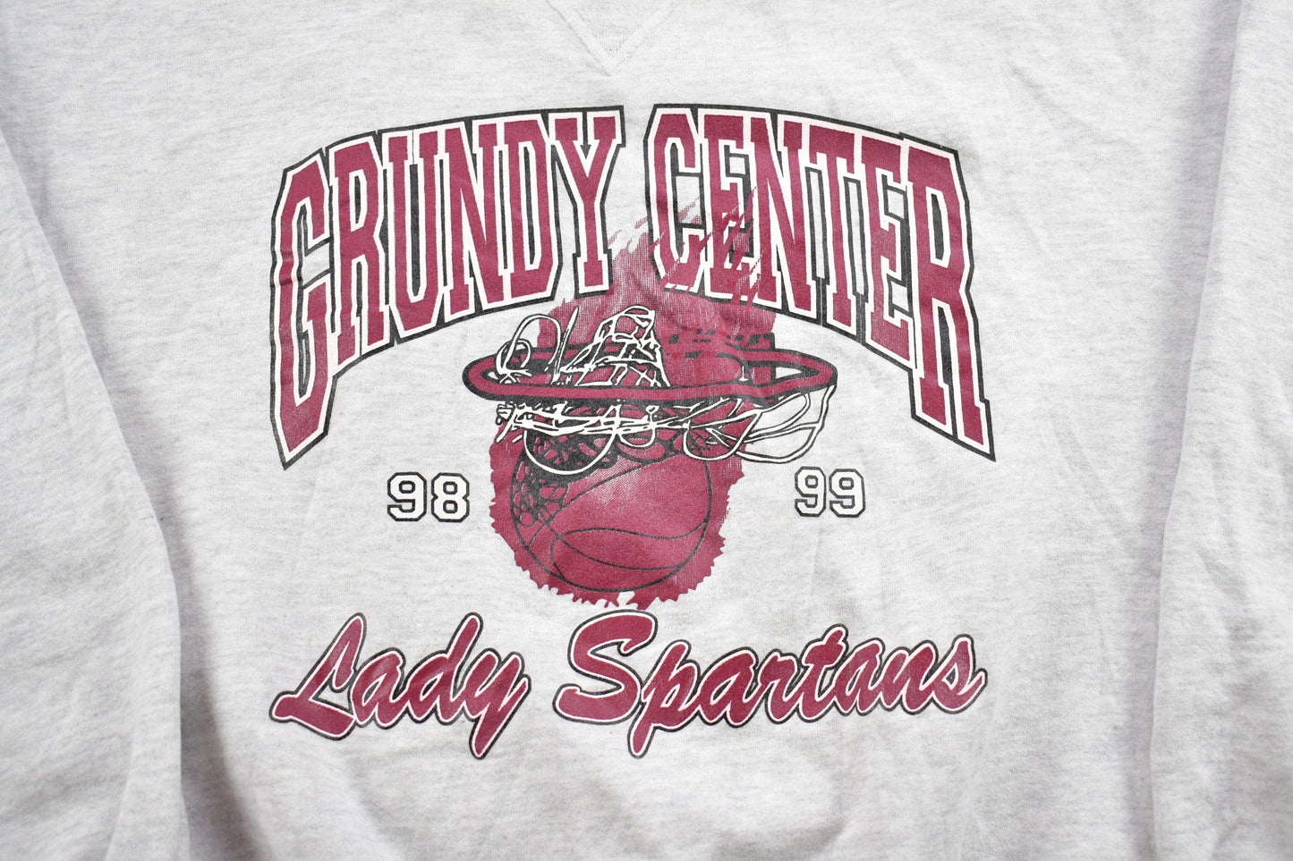 Vintage 1990s Grundy Center University Of Michigan Lady Spartans Collegiate Crewneck Men's MMen's Medium from propervintagecanada