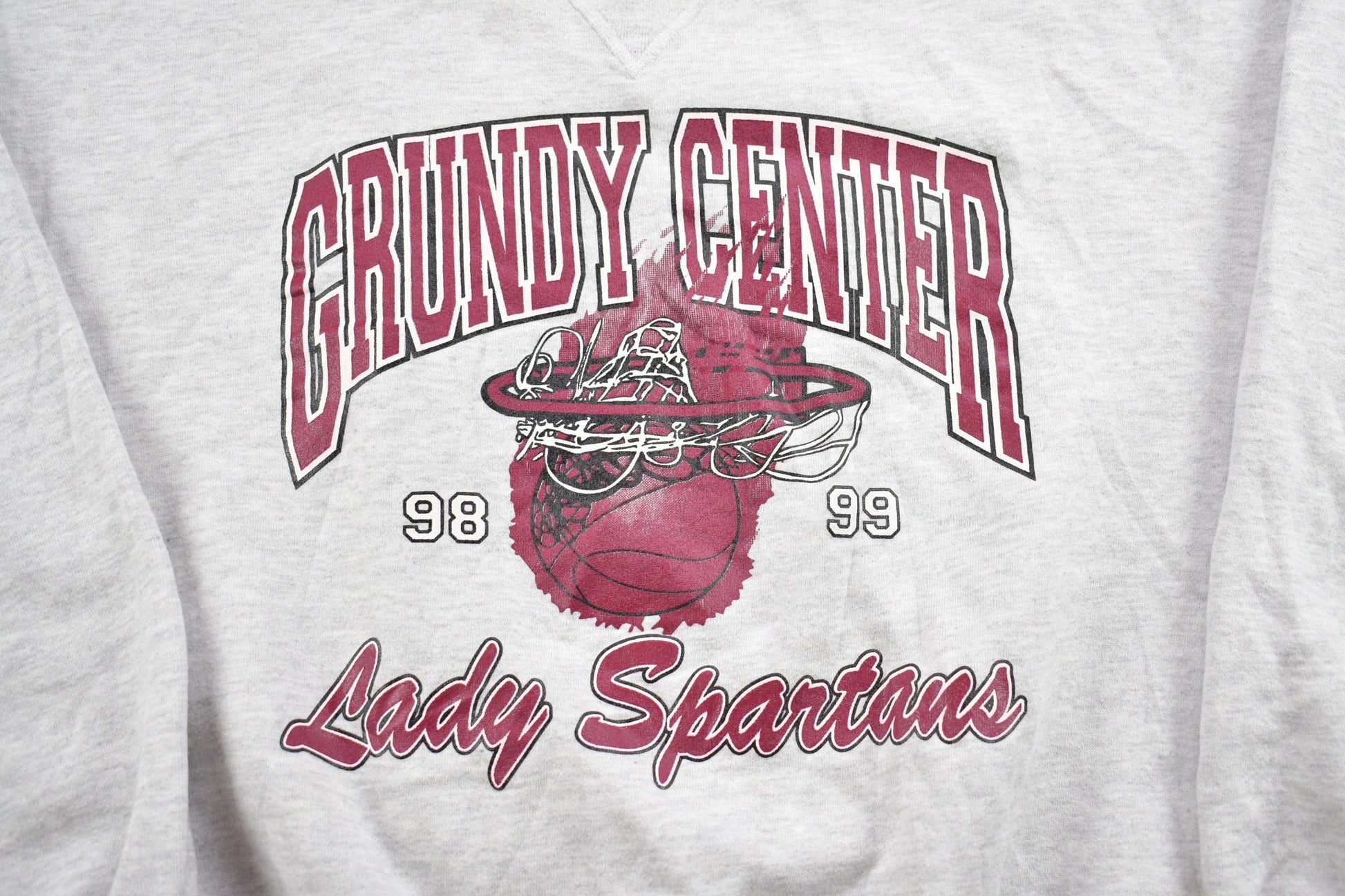 Vintage 1990s Grundy Center University Of Michigan Lady Spartans Collegiate Crewneck Men's MMen's Medium from propervintagecanada
