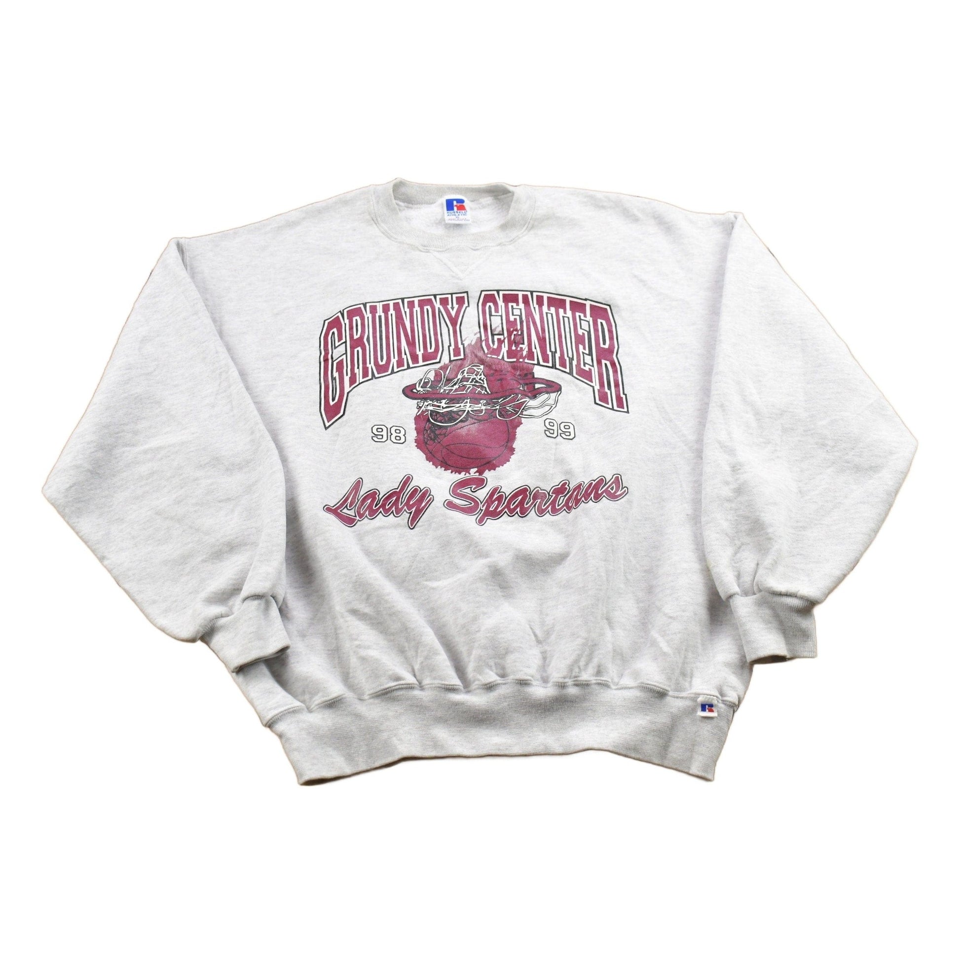 Vintage 1990s Grundy Center University Of Michigan Lady Spartans Collegiate Crewneck Men's MMen's Medium from propervintagecanada