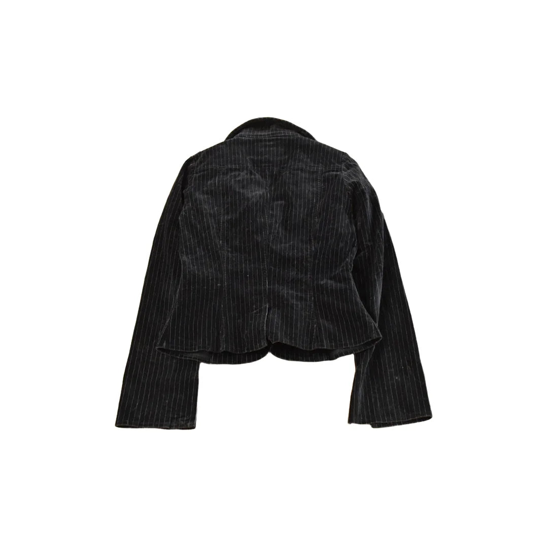 Vintage 1990s Guess Jeans Pinstripe Blazer Jacket Men's S from propervintagecanada