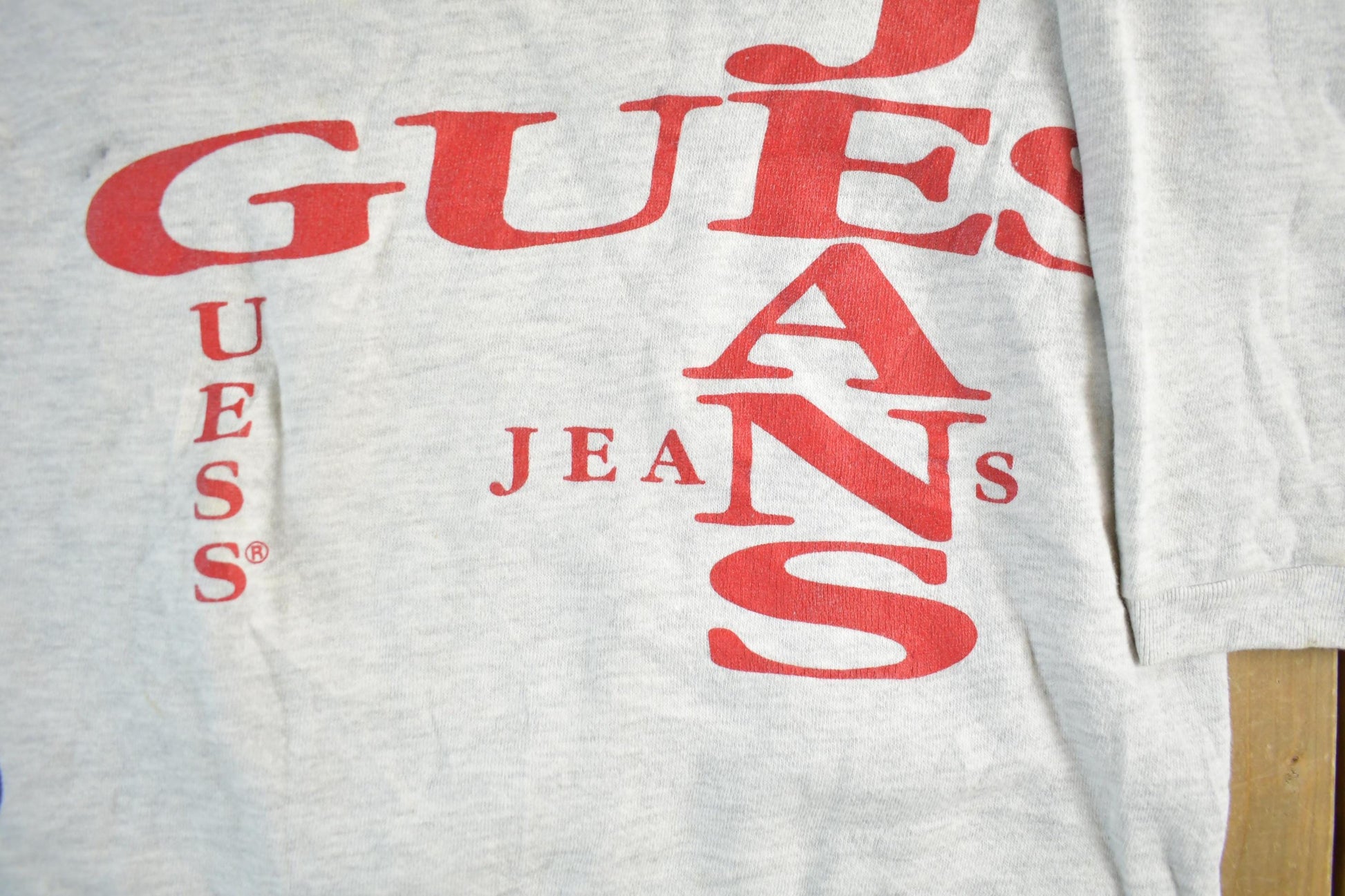 Vintage 1990s Guess Jeans Quarter Zip Sweatshirt Women's Small from propervintagecanada