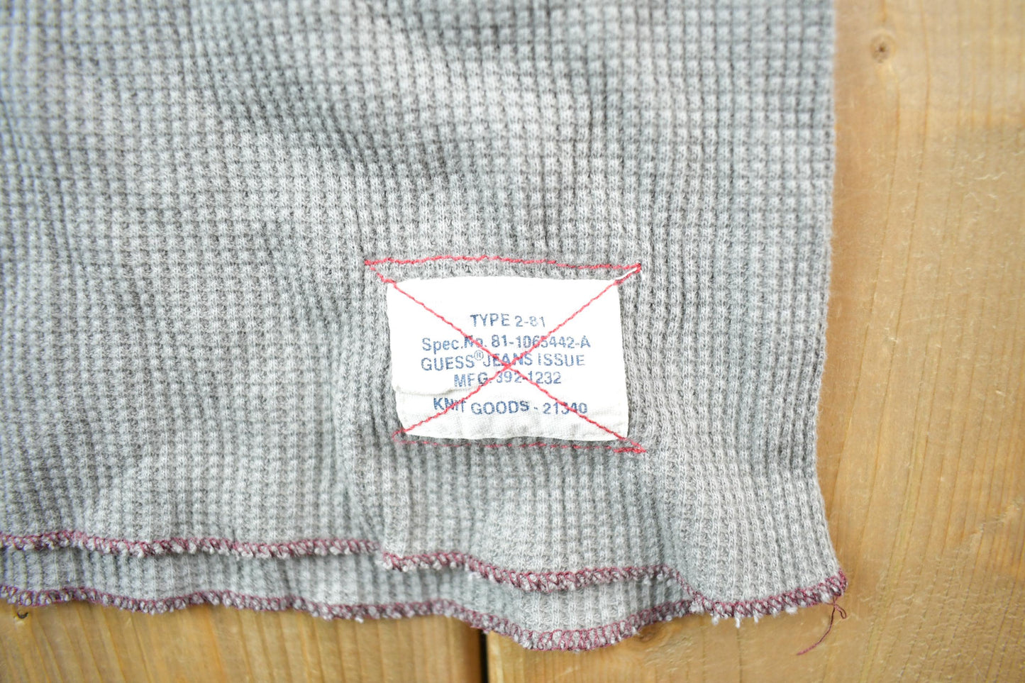 Vintage 1990s Guess USA Knit V-Neck Sweater Men's XL from propervintagecanada