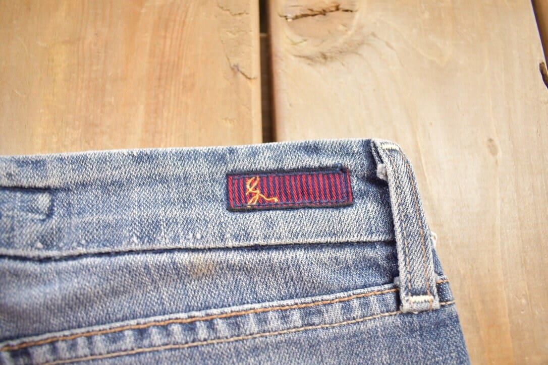Vintage 1990s Guido & Mary Y2K Denim Jeans Women's 28 x 33 from propervintagecanada