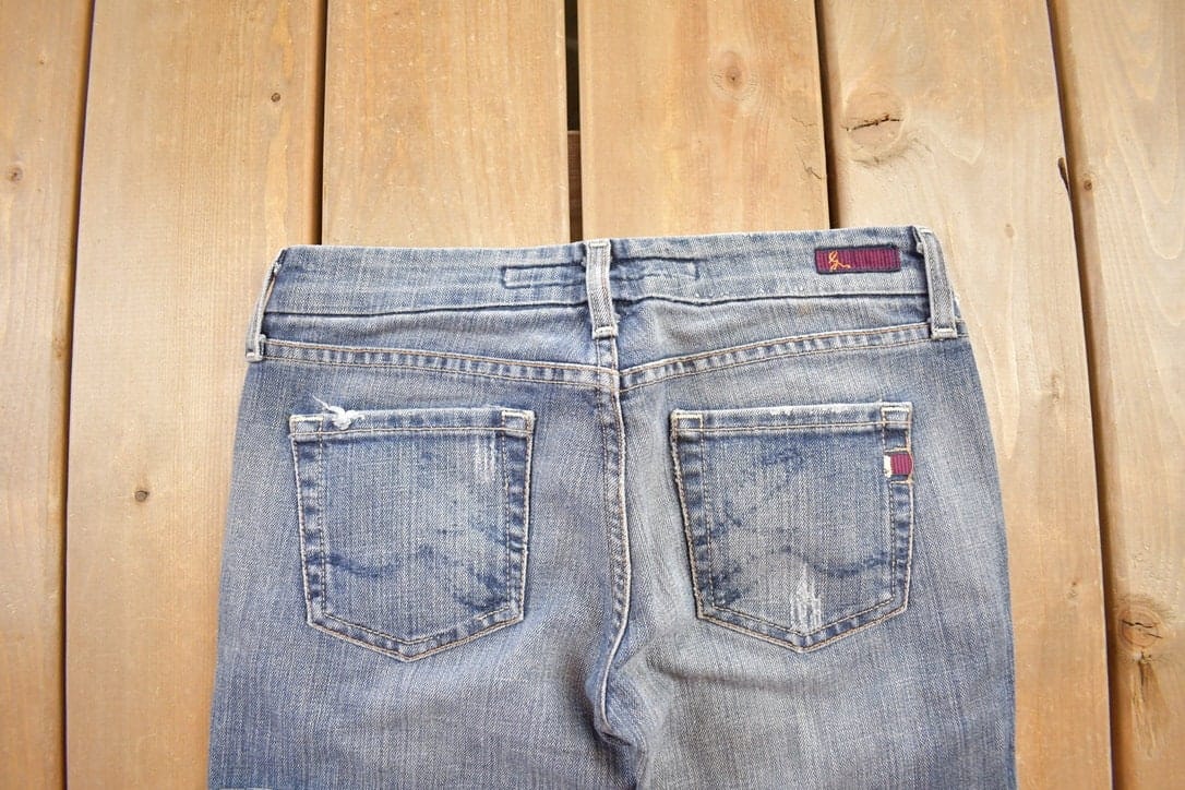 Vintage 1990s Guido & Mary Y2K Denim Jeans Women's 28 x 33 from propervintagecanada