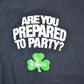 Vintage 1990s Guiness Prepared To Party Souvenir Single Stitch Graphic Print T-Shirt Made In USA Men's Large from propervintagecanada