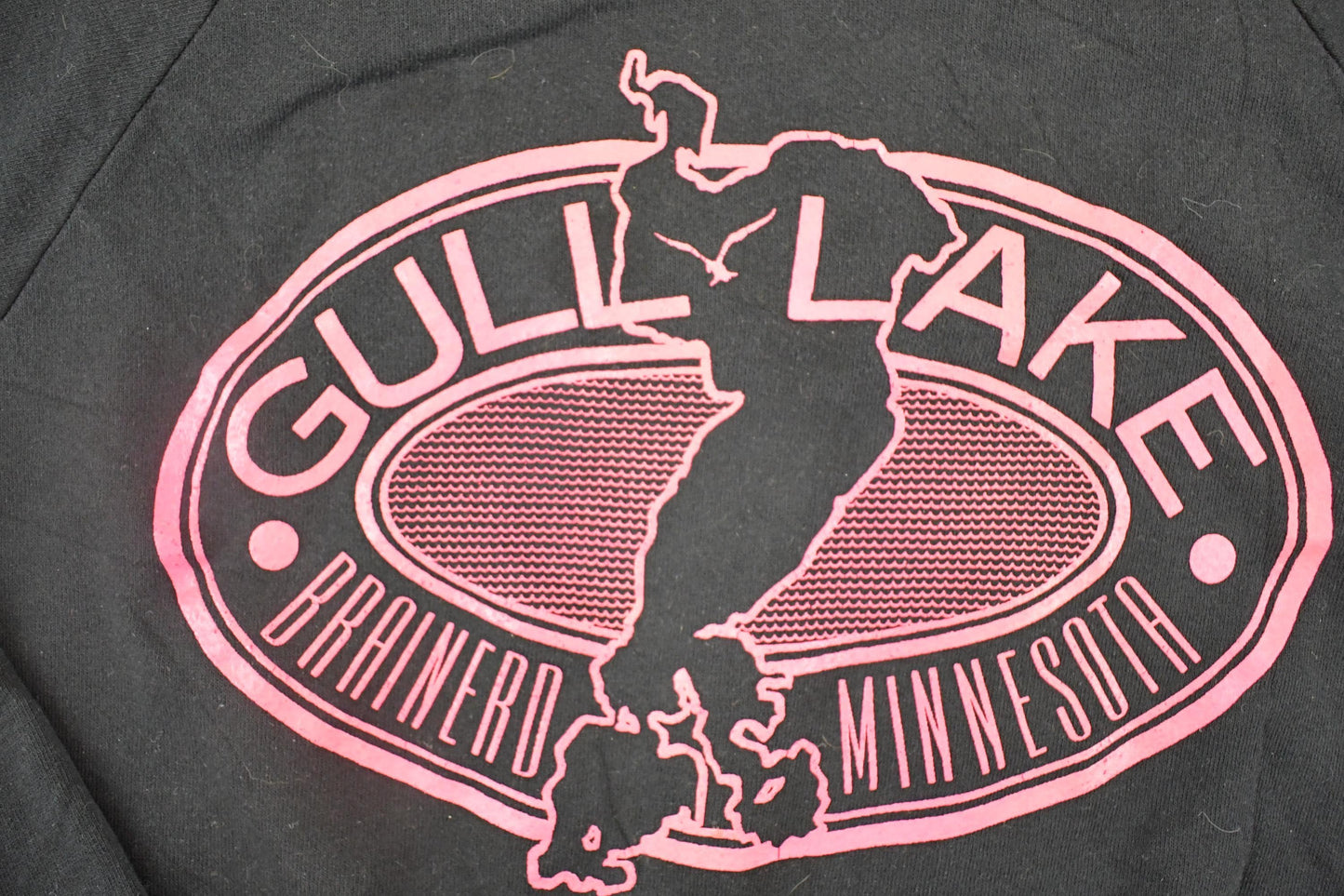 Vintage 1990s Gull Lake Minnesota Souvenir Crewneck Sweatshirt Men's M / 90's Tourist Vacation Graphic Sweater from propervintagecanada
