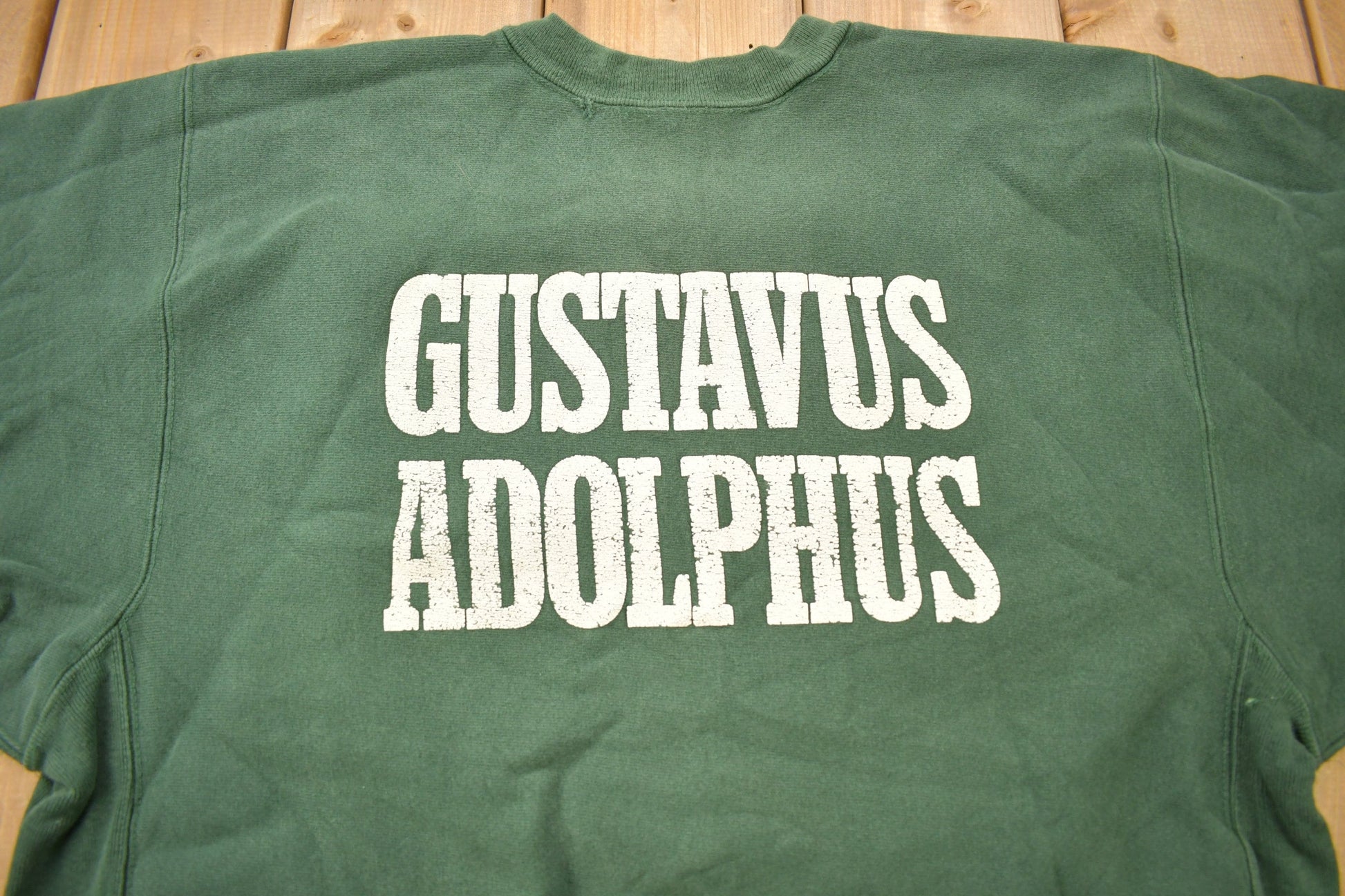 Vintage 1990s Gustavus Adolphus College Champion Reverse Weave Sweatshirt Men's 2XL from propervintagecanada