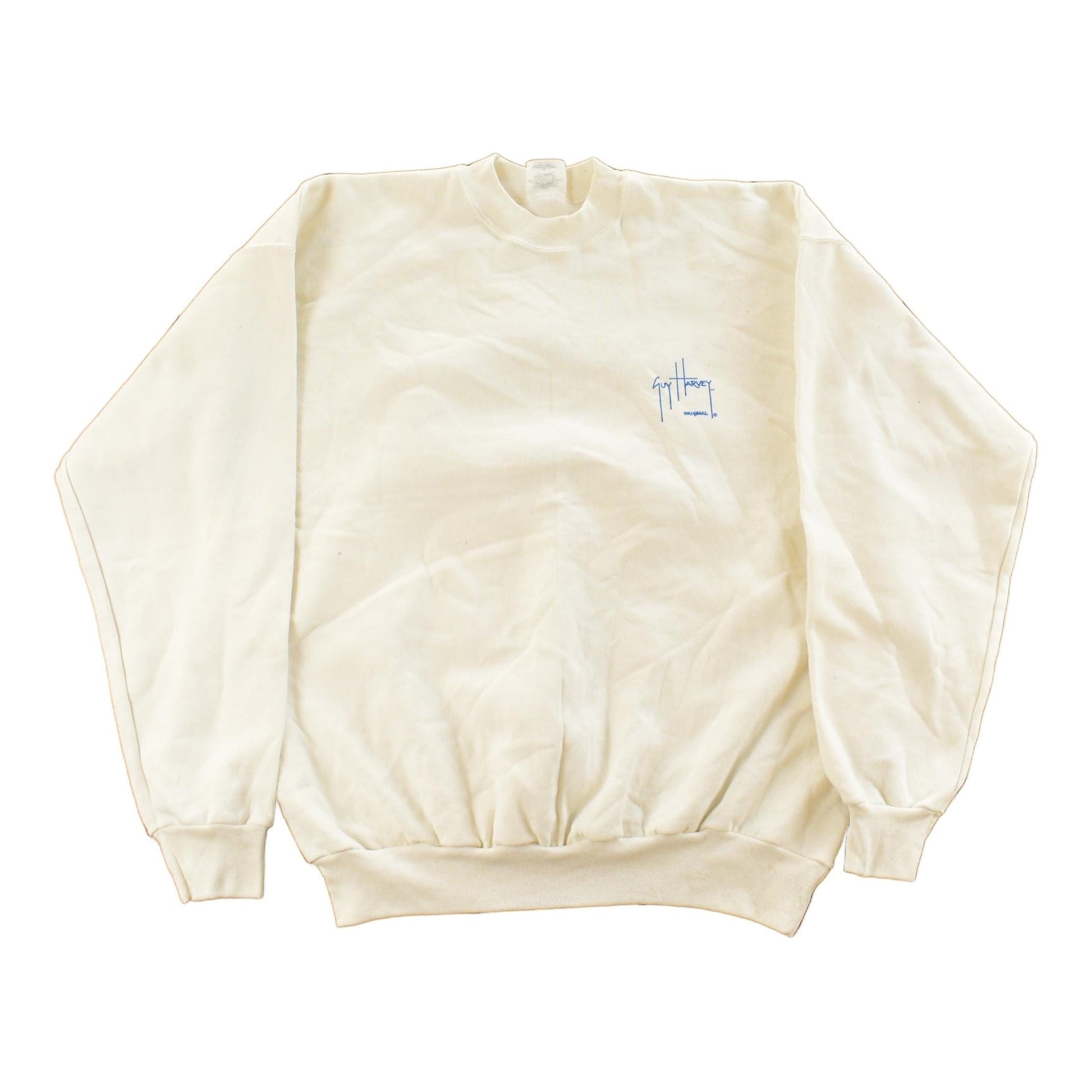 Vintage 1990s Guy Harvey Fishing Theme Crewneck Sweatshirt Men's XL from propervintagecanada