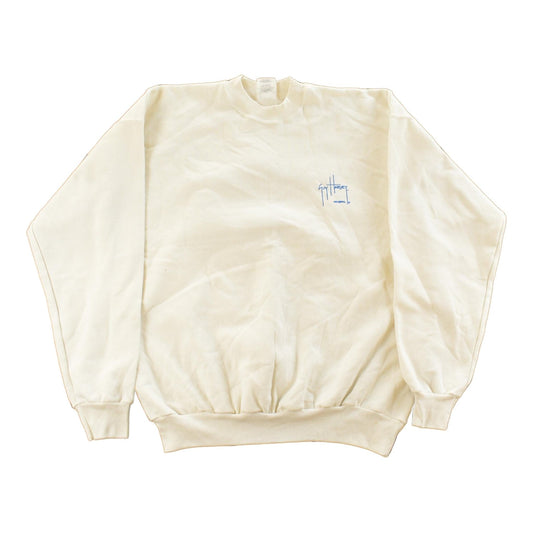 Vintage 1990s Guy Harvey Fishing Theme Crewneck Sweatshirt Men's XL from propervintagecanada