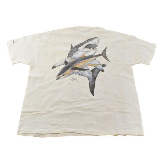 Vintage 1990s Guy Harvey Souvenir Shark T-Shirt Men's 2XL Men's XL from propervintagecanada