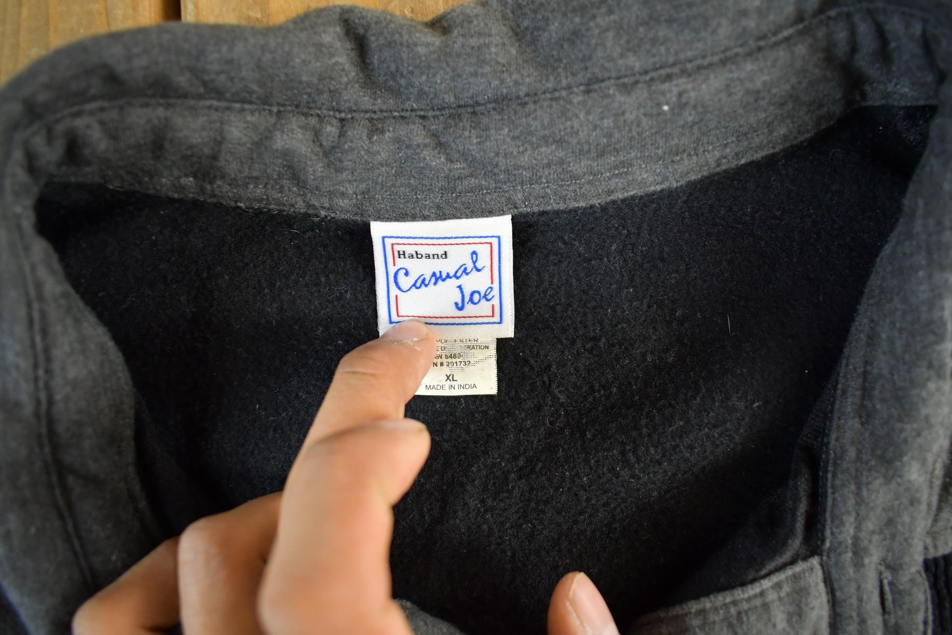 Vintage 1990s Haband Camel Joe Collared Sweatshirt Men's XL Men's Medium from propervintagecanada
