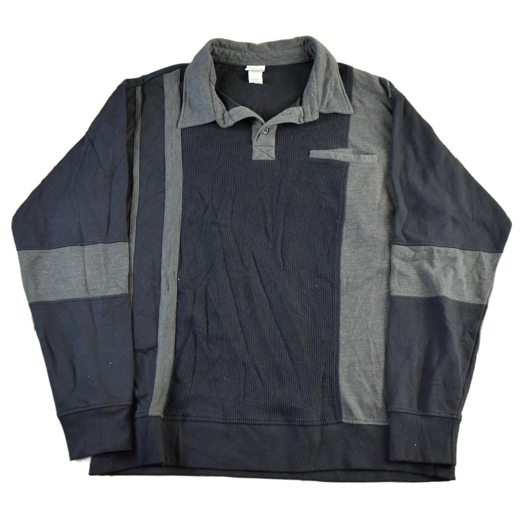 Vintage 1990s Haband Camel Joe Collared Sweatshirt Men's XL Men's Medium