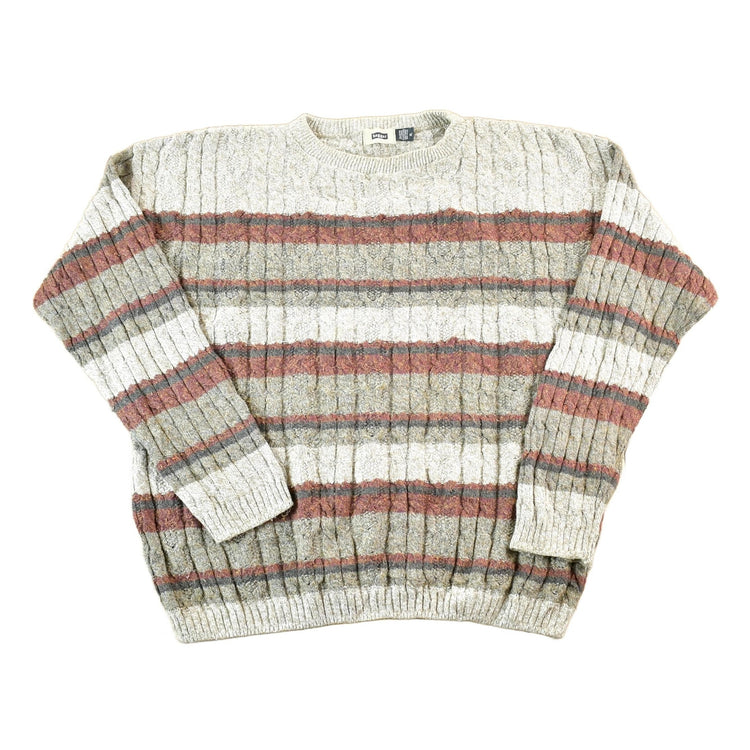 Vintage 1990s Haggar Knit Abstract Pattern Crewneck Sweater Mens XL from propervintagecanada