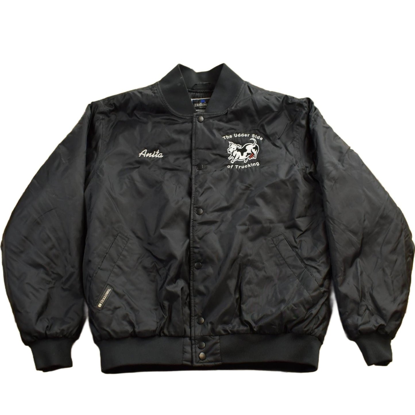 Vintage 1990s Halloway Millers Minnesota Satin Bomber Jacket Men's Large from propervintagecanada