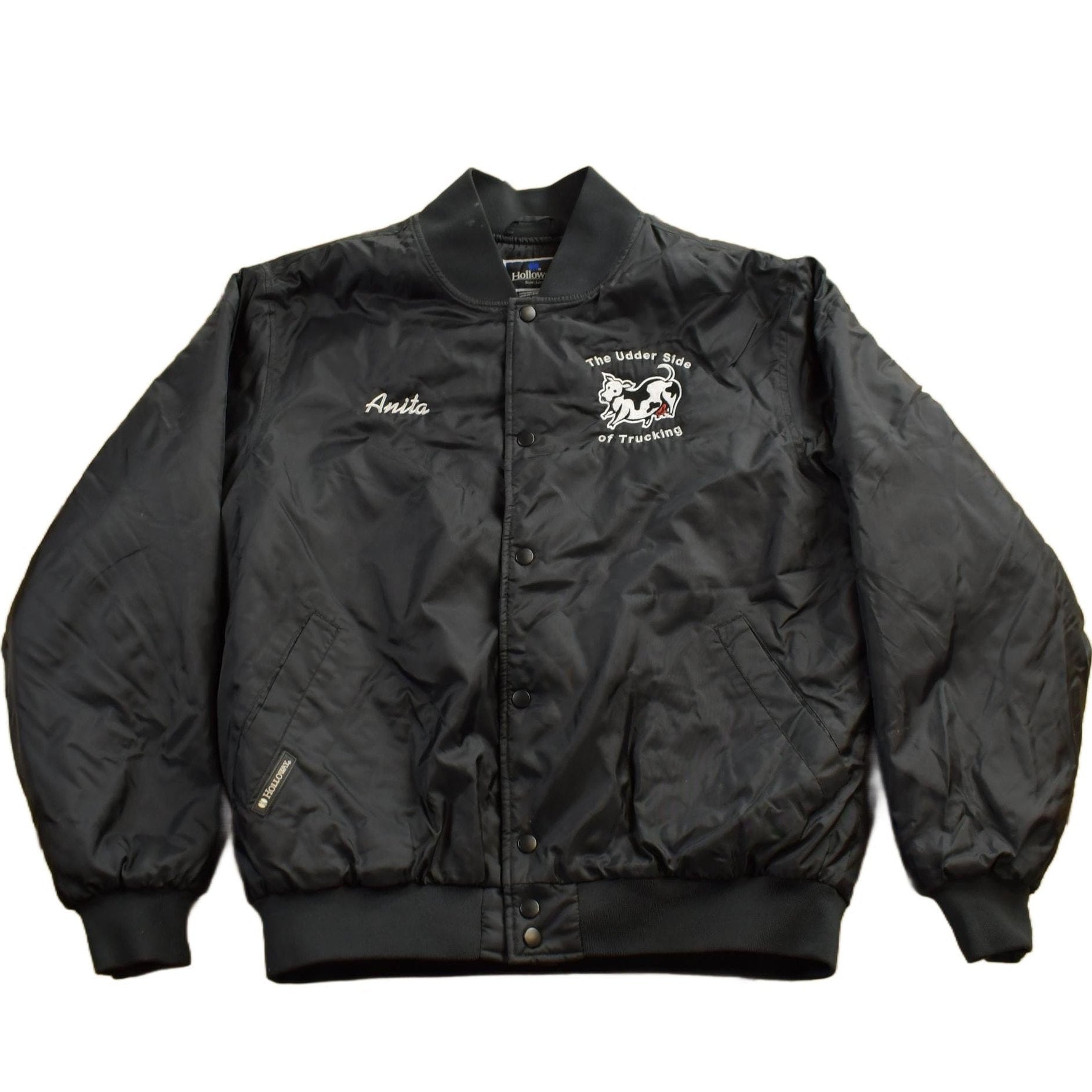 Vintage 1990s Halloway Millers Minnesota Satin Bomber Jacket Men's Large from propervintagecanada
