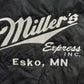 Vintage 1990s Halloway Millers Minnesota Satin Bomber Jacket Men's Large from propervintagecanada