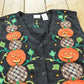 Vintage 1990s Halloween Pumpkin Embroidered Cotton Knit Sweater Vest Women's XL / Made in Hong Kong / Spooky Season / 90s Streetwear from propervintagecanada