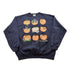 Vintage 1990s Halloween Theme Pumpkin Crewneck Sweatshirt Men&