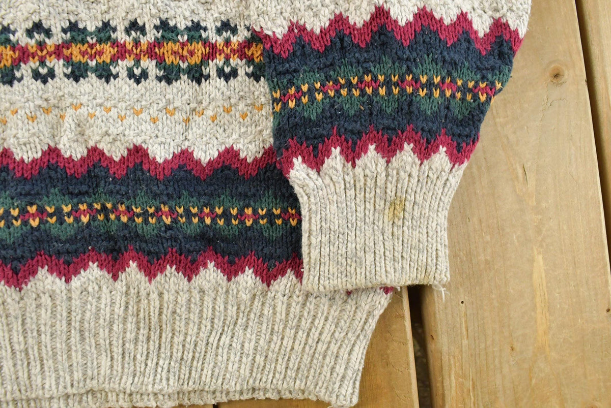 Vintage 1990s Hampton Bay Trading Company Knit Crewneck Sweater Men's L from propervintagecanada