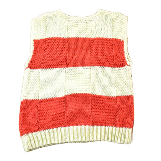 Vintage 1990s Hand Knit Sweater Vest Women's Small from propervintagecanada