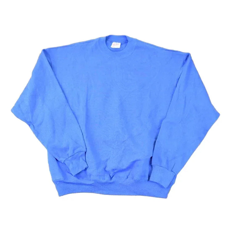 Vintage 1990s Hanes Activewear Blank Crewneck Sweatshirt Men's L from propervintagecanada
