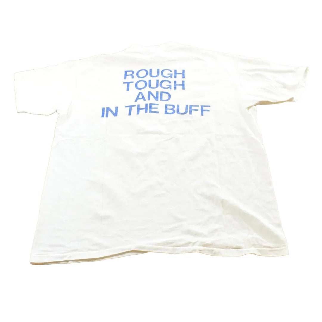 Vintage 1990s Hanes Beefy Columbia Coed Naked Lacrosse T-Shirt Men's L from propervintagecanada