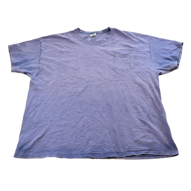 Vintage 1990s Hanes Blank Pocket T-Shirt Men's 2XL from propervintagecanada