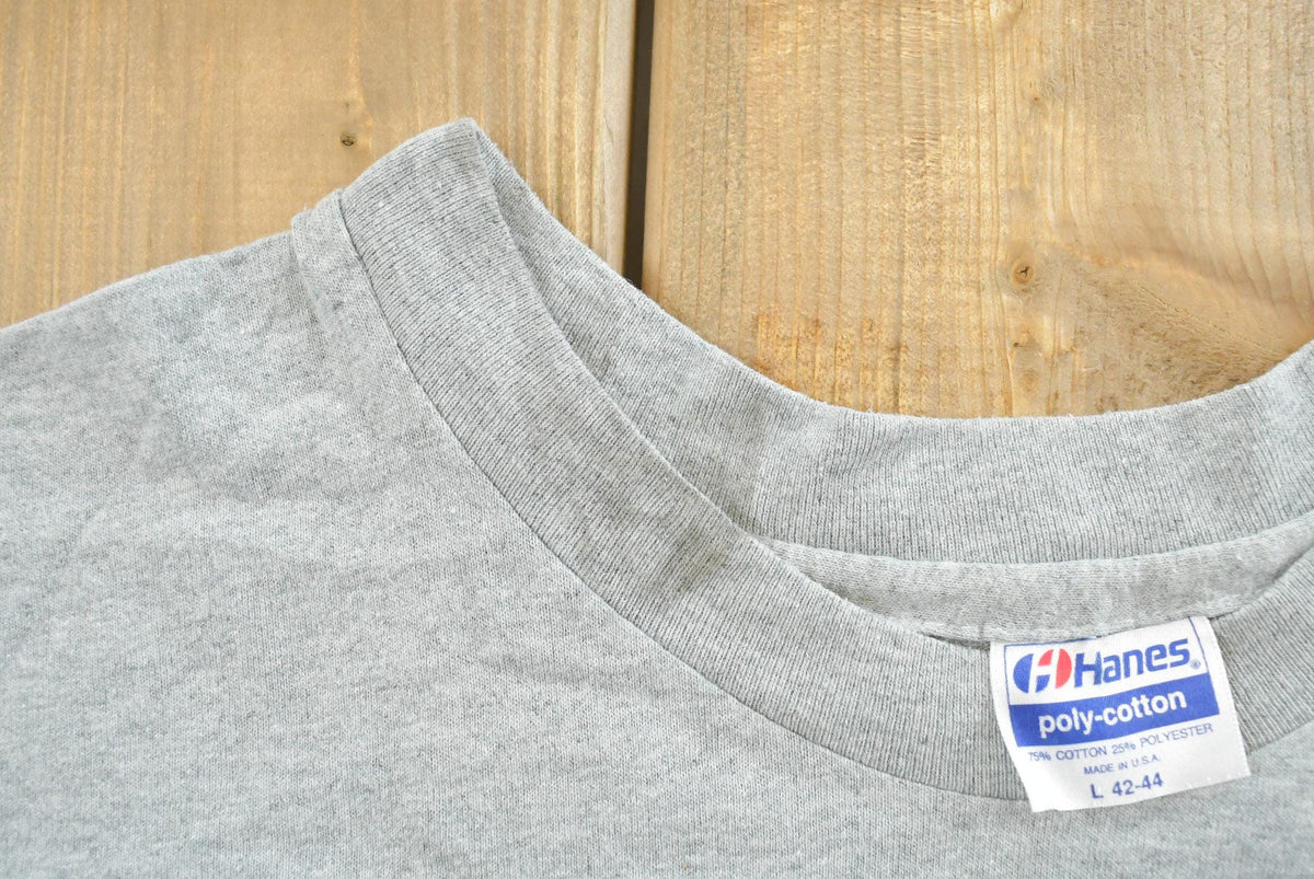 Vintage 1990s Hanes Blank T-Shirt Men's M from propervintagecanada