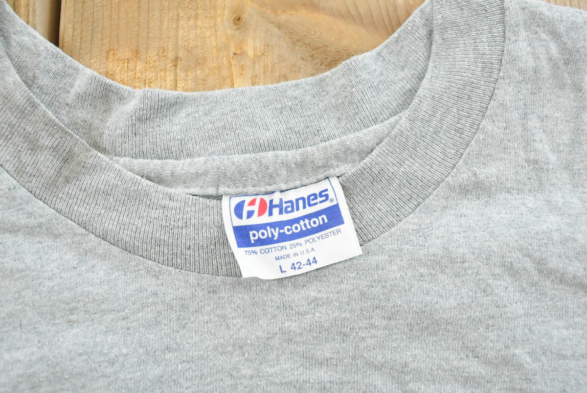 Vintage 1990s Hanes Blank T-Shirt Men's M from propervintagecanada