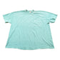 Vintage 1990s Hanes Blank Teal Pocket T-Shirt Men's 2XL from propervintagecanada