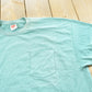 Vintage 1990s Hanes Blank Teal Pocket T-Shirt Men's 2XL from propervintagecanada