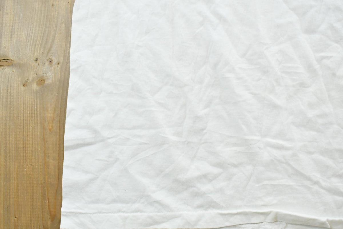 Vintage 1990s Hanes Blank White T-Shirt Mens L from propervintagecanada
