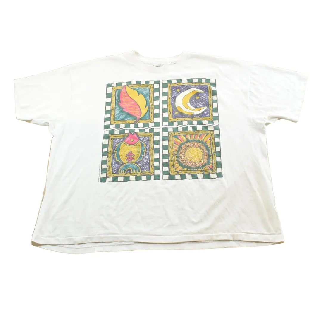 Vintage 1990s Hanes Heavyweight Art T-Shirt Mens 3XL from propervintagecanada